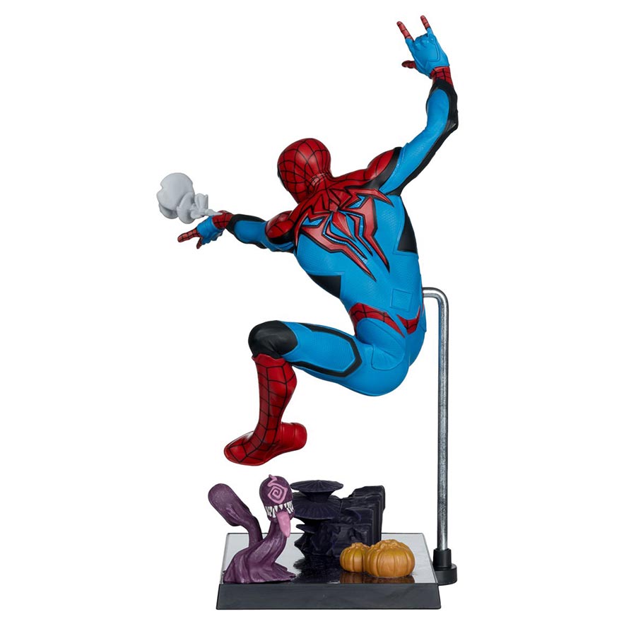 McFarlane Marvel Rivals Wave 2 Spider-Man With Scene And Comic 1/6 Scale Figurine