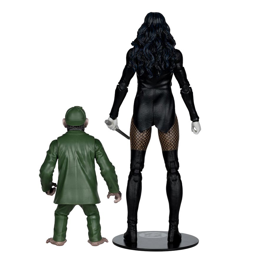 DC McFarlane Collector Editon Wave 13 Zatanna With Detective Chimp 7-Inch Action Figure
