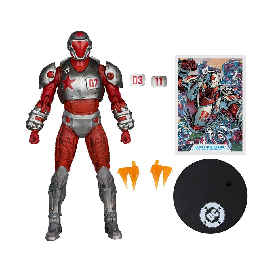 DC Multiverse Justice League Generation Lost Rocket Red Brigade 7-Inch Scale Action Figure
