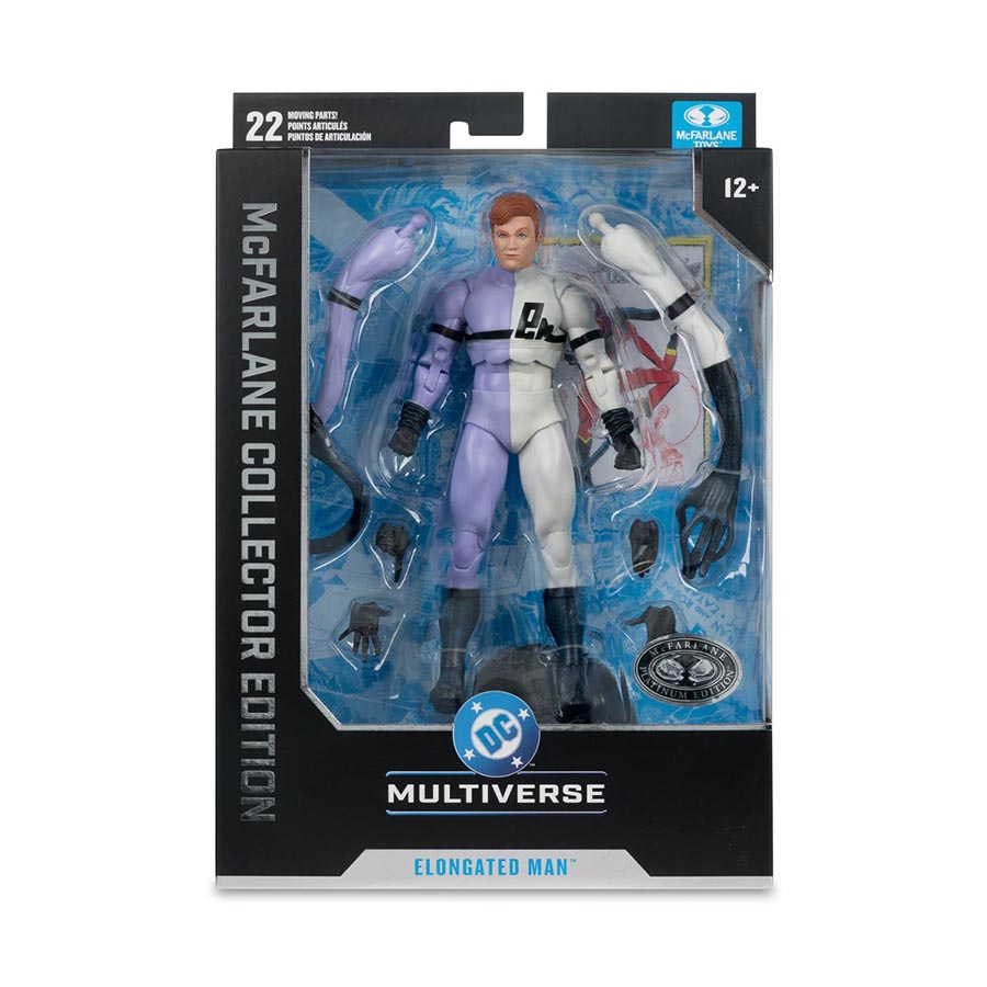 DC McFarlane Collector Edition Wave 13 DC Classics Elongated Man Platinum Edition 7-Inch Scale Action Figure