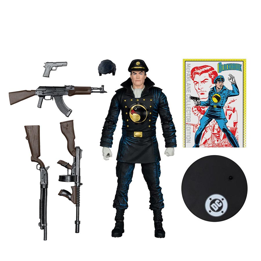 DC McFarlane Collector Edition Wave 13 DC Classics Blackhawk Platinum Edition 7-Inch Scale Action Figure