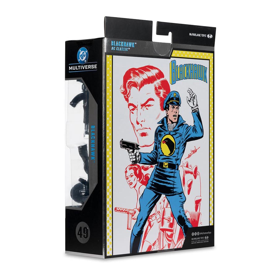 DC McFarlane Collector Edition Wave 13 DC Classics Blackhawk Platinum Edition 7-Inch Scale Action Figure