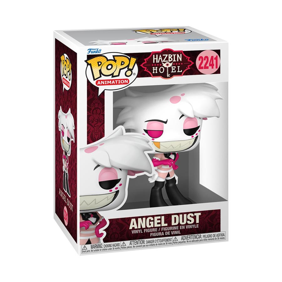 POP Animation Hazbin Hotel Angel Dust Vinyl Figure