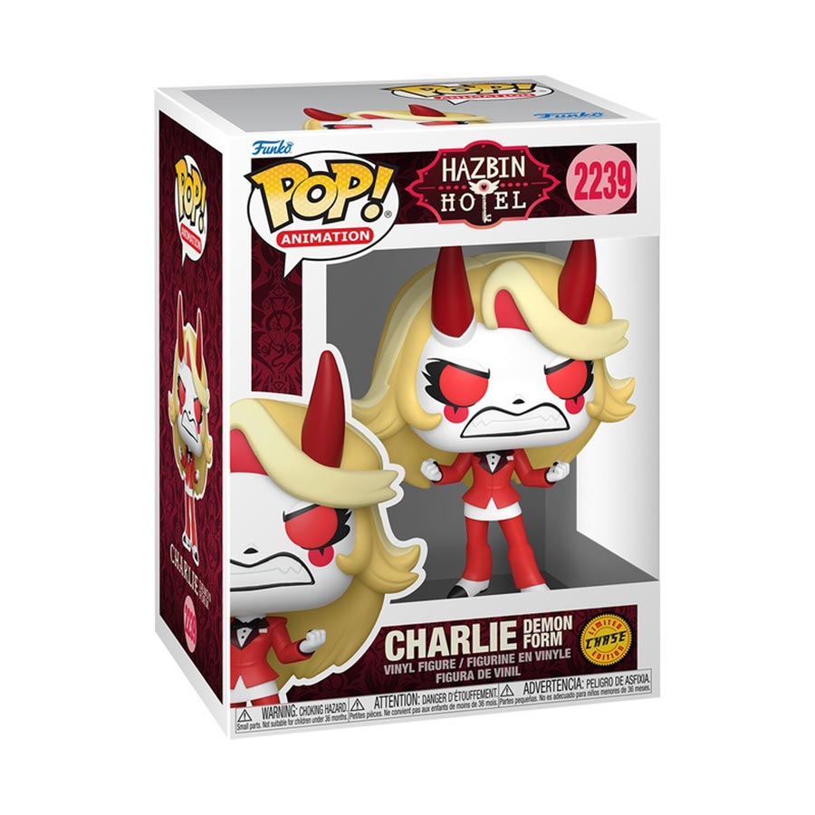 POP Animation Hazbin Hotel Charlie Chase Vinyl Figure