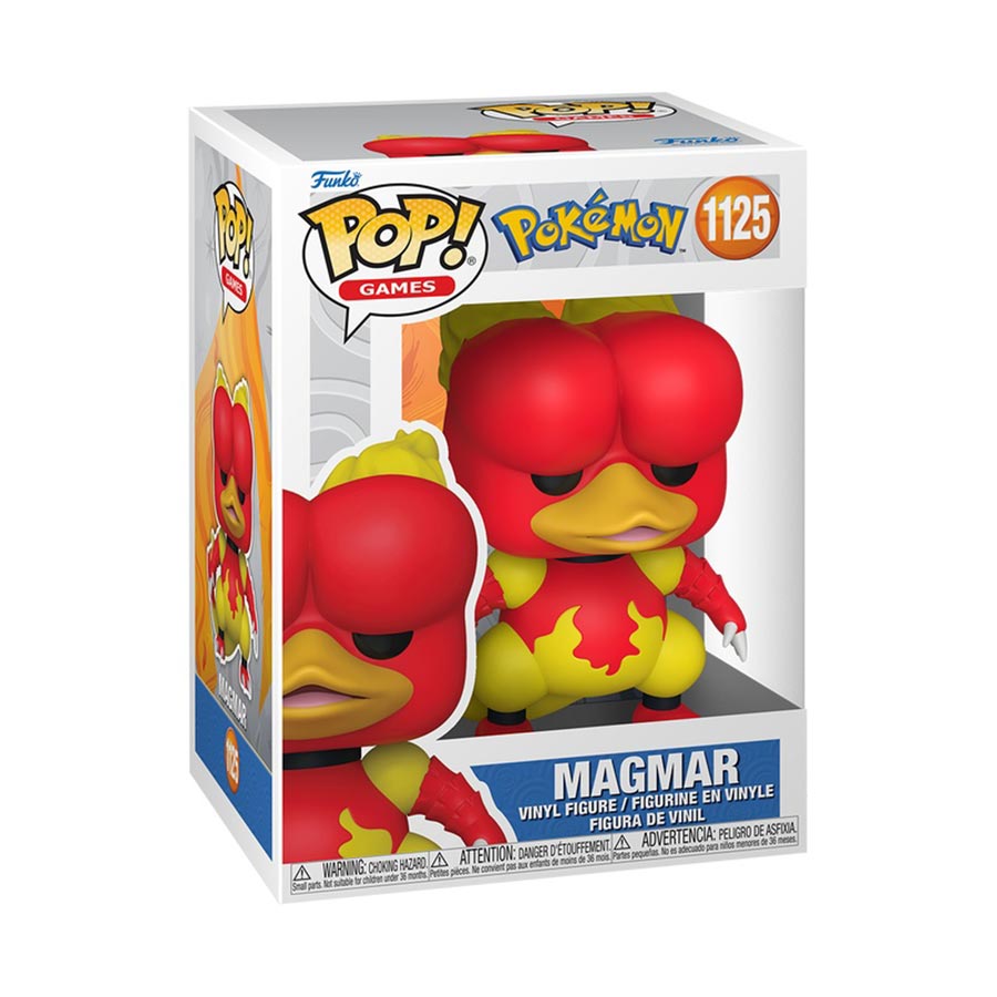 POP Games Pokemon Magmar Vinyl Figure