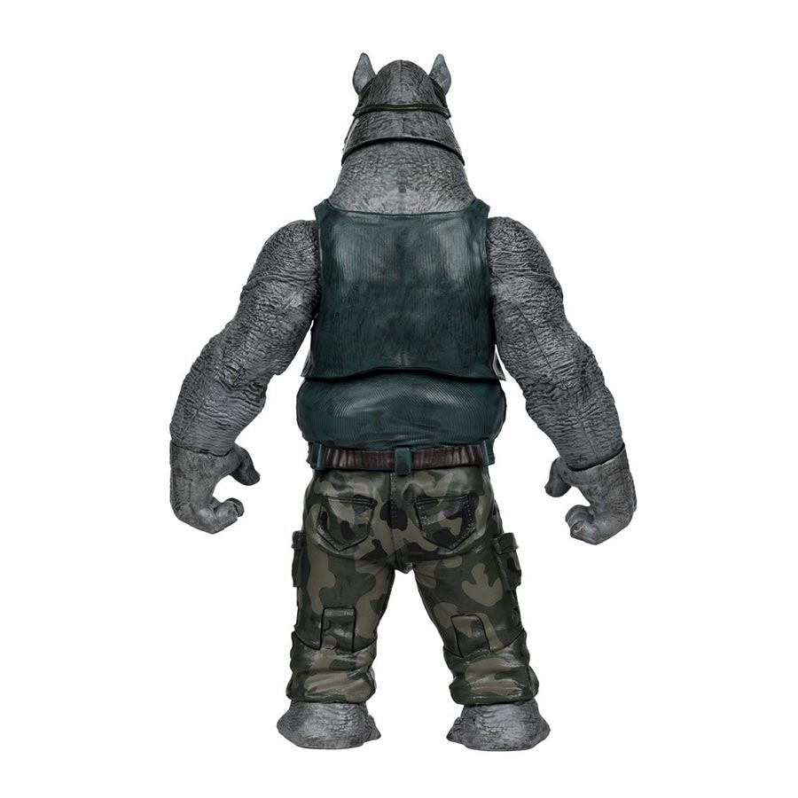 Teenage Mutant Ninja Turtles Page Punchers Wave 2 Rocksteady 5-Inch Scale Action Figure With Comic