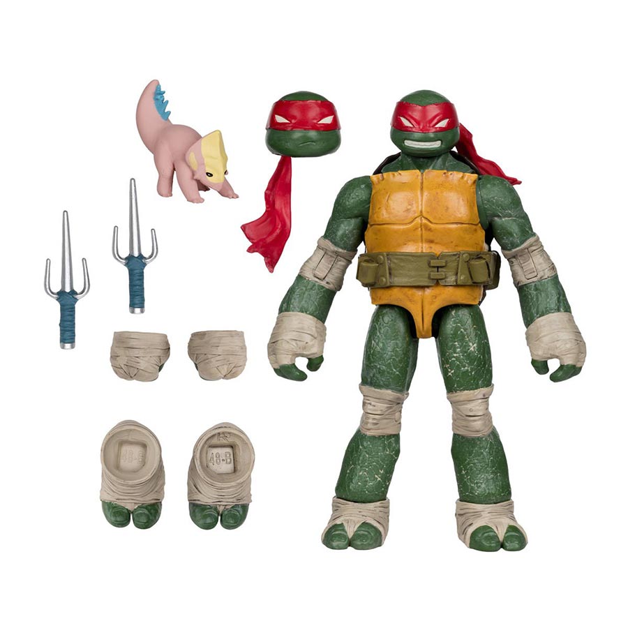 Teenage Mutant Ninja Turtles Page Punchers Wave 2 Raphael 5-Inch Scale Action Figure With Comic