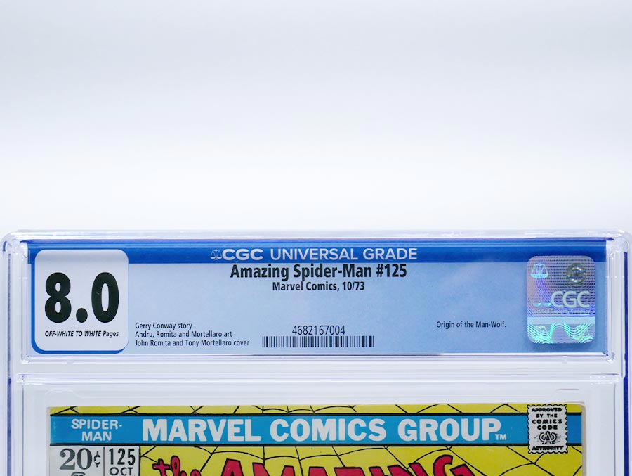 Amazing Spider-Man #125 Cover B CGC 8.0