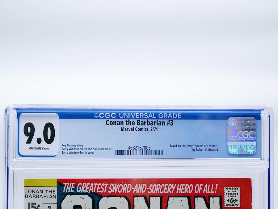 Conan The Barbarian #3 Cover B CGC 9.0