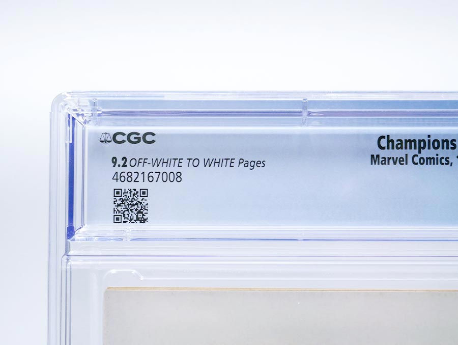 Champions (Marvel) #1 Cover B CGC 9.2