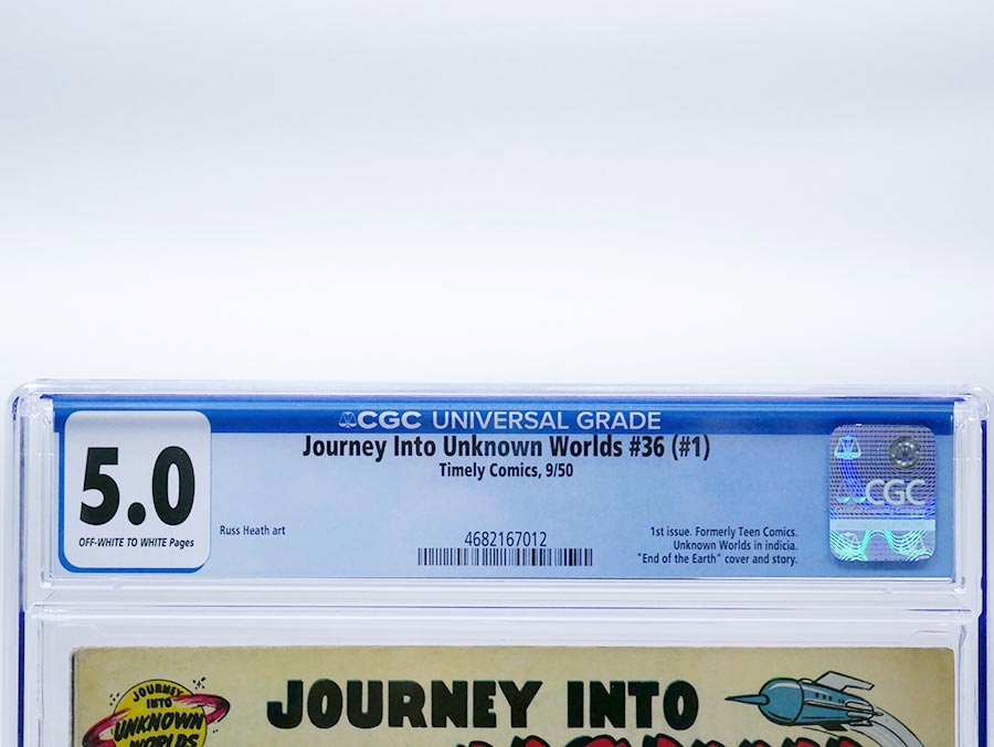 Journey Into Unknown Worlds (Atlas) #36 Cover B CGC 5.0