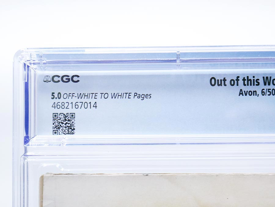 Out Of This World (Avon Comics) #1 Cover C CGC 5.0