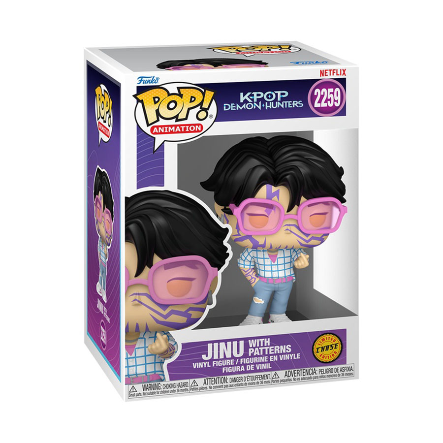 POP Animation KPop Demon Hunters Jinu Chase Vinyl Figure