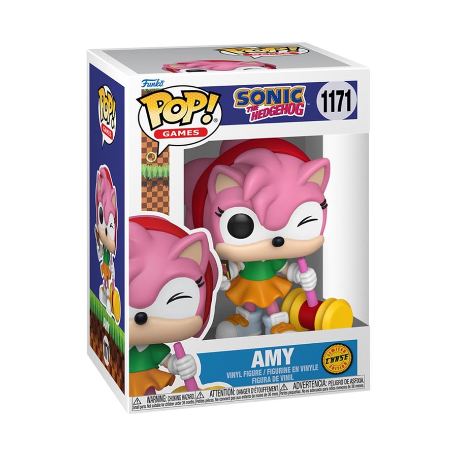 POP Games Sonic The Hedgehog Amy Rose Chase Vinyl Figure