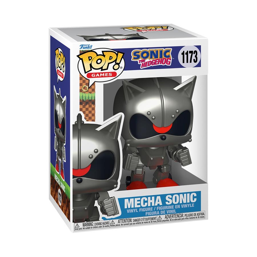 POP Games Sonic The Hedgehog Mecha Sonic Vinyl Figure
