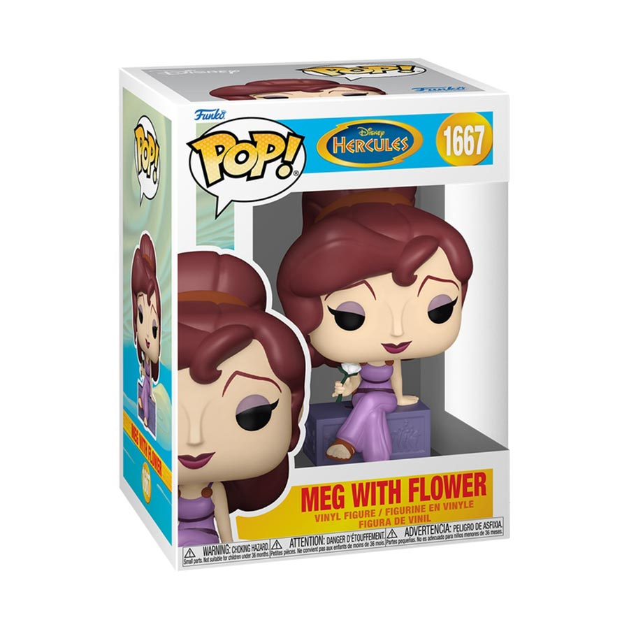POP Disney Hercules Meg With Flower Vinyl Figure