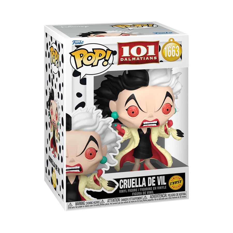 POP Disney 101 Dalmatians Cruella De Vil Classic Chase Vinyl Figure