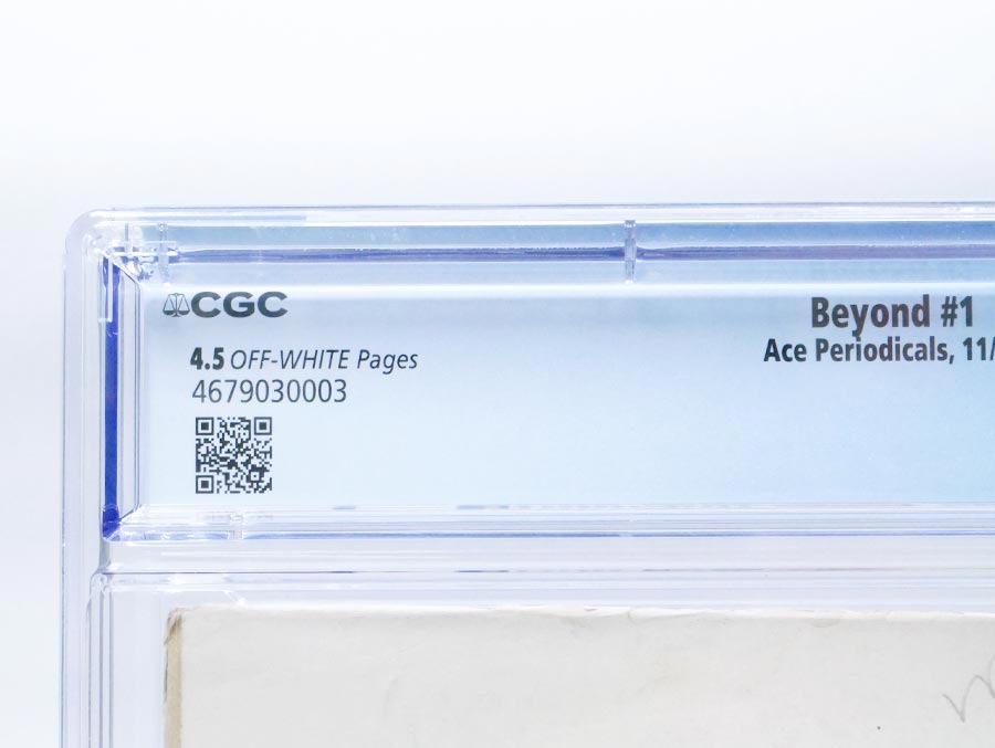 Beyond (Ace Magazines) #1 Cover B CGC 4.5