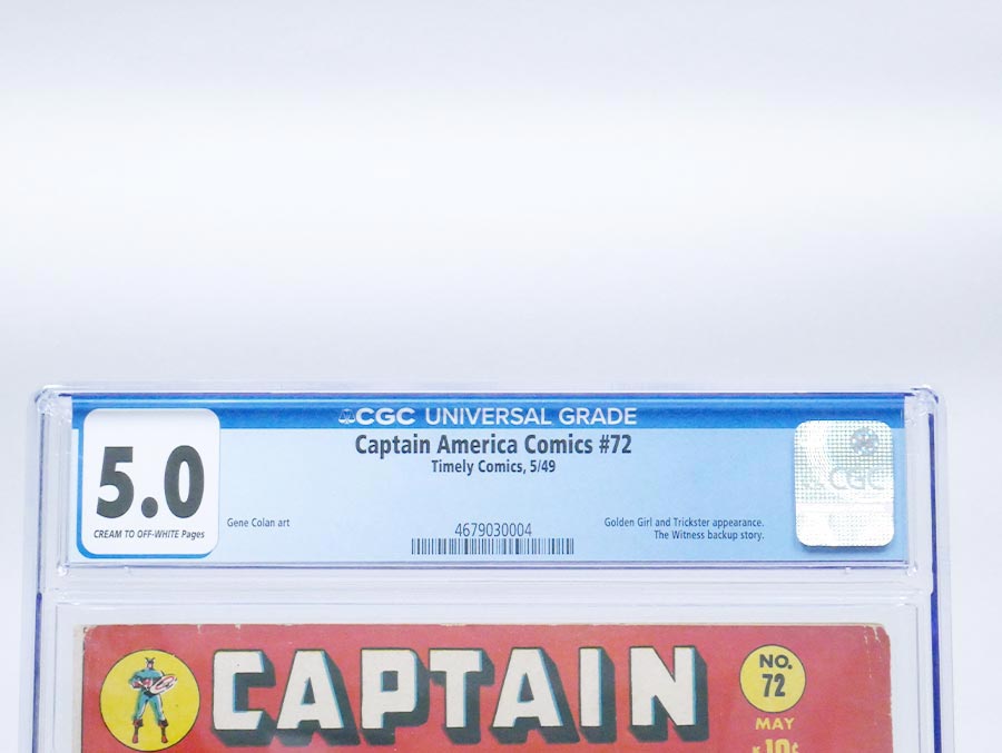 Captain America Comics #72 Cover B CGC 5.0
