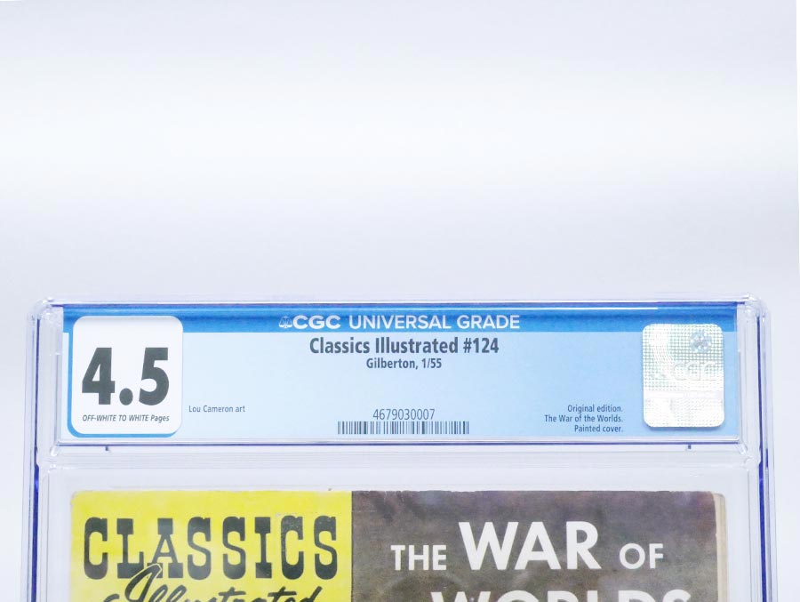 Classic Illustrated Jr #124 War Of The Worlds Cover B CGC 4.5