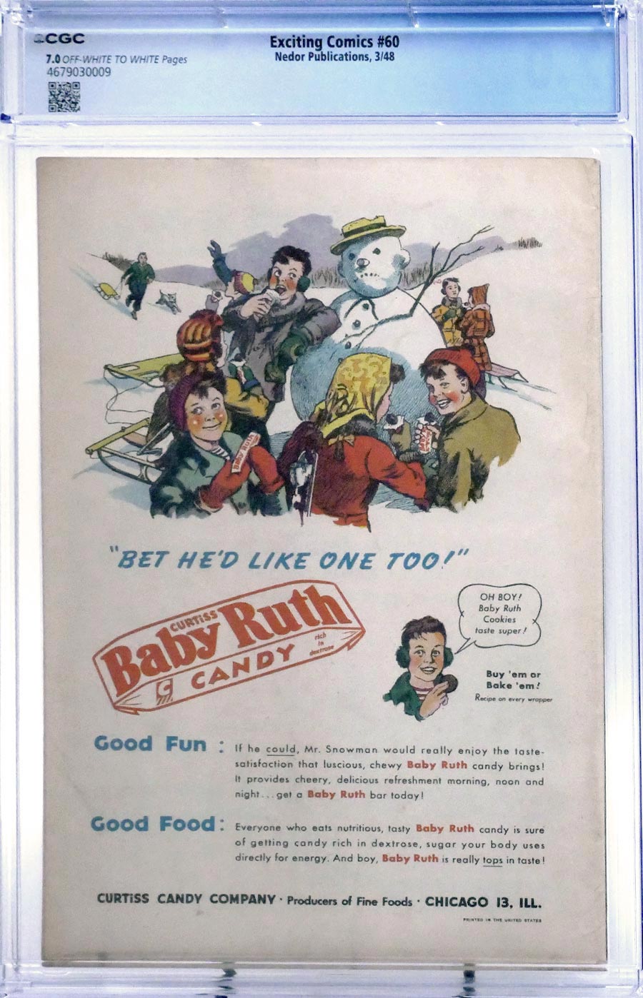 Exciting Comics #60 Cover B CGC 7.0