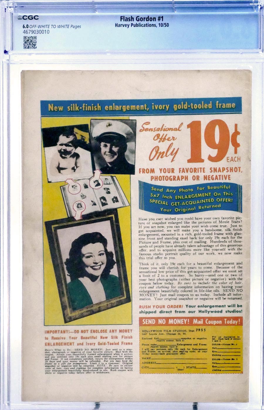 Flash Gordon Vol 2 #1 Cover B CGC 6.0