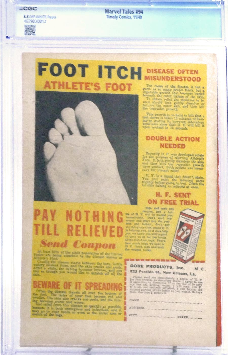 Marvel Tales (Atlas) #94 Cover B CGC 5.5