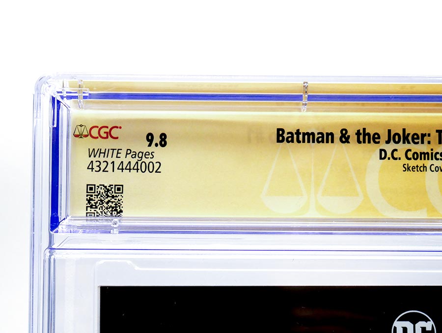 Batman & The Joker The Deadly Duo #1 Cover N Incentive Marc Silvestri Cover CGC Signature Series 9.8 Signed By Marc Silvestri