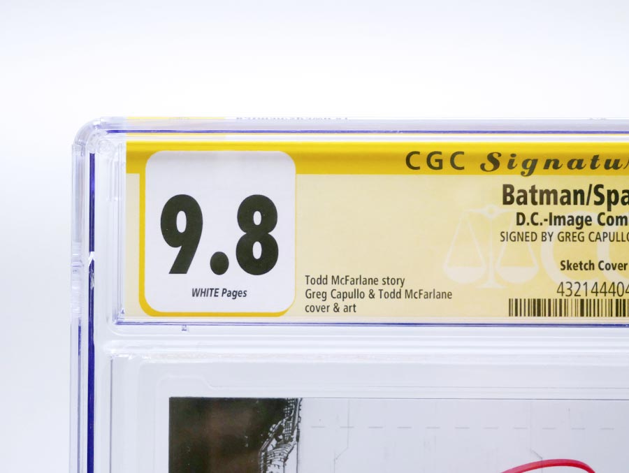 Batman Spawn #1 (One Shot) Cover Z-H Incentive Greg Capullo Signed Variant Cover CGC Signature Series 9.8 Signed By Greg Capullo