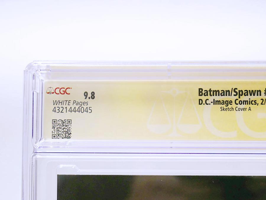 Batman Spawn #1 (One Shot) Cover Z-H Incentive Greg Capullo Signed Variant Cover CGC Signature Series 9.8 Signed By Greg Capullo