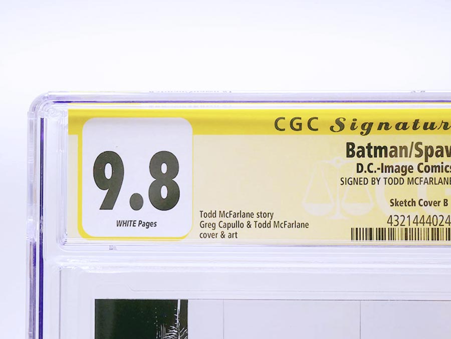 Batman Spawn #1 (One Shot) Cover Z-I Incentive Todd McFarlane Signed Variant Cover CGC Signature Series 9.8 Signed By Todd McFarlane