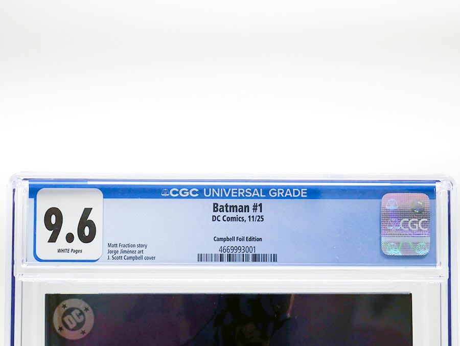 Batman Vol 4 #1 Cover Z-D Variant J Scott Campbell Foil Variant Cover CGC 9.6 (DC All In)