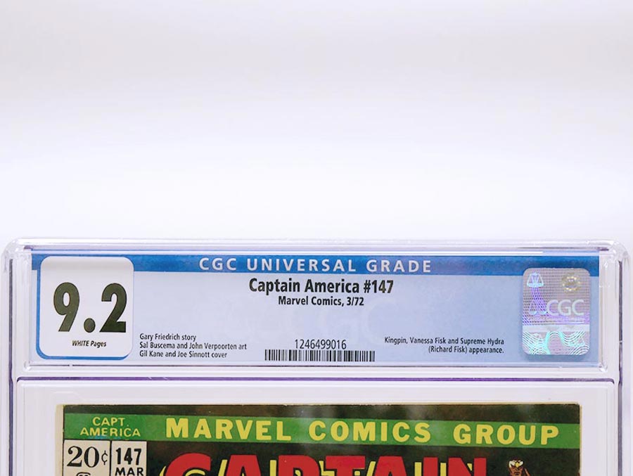 Captain America Vol 1 #147 Cover B CGC 9.2