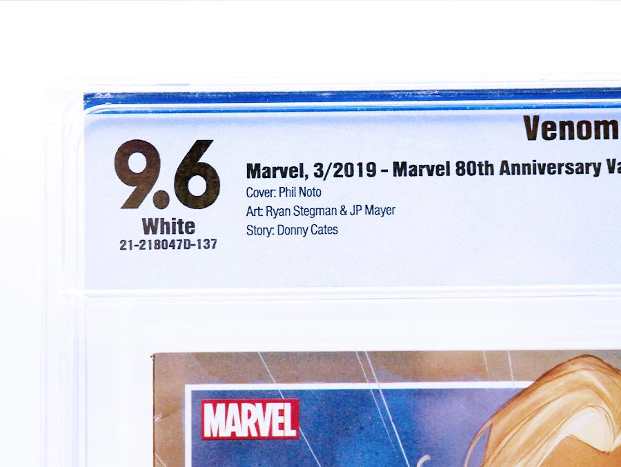 Venom Vol 4 #10 Cover E Variant Phil Noto Marvel 80th Anniversary Cover CBCS 9.6