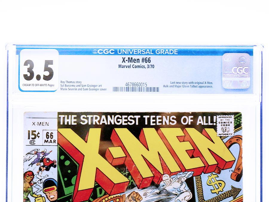 X-Men Vol 1 #66 Cover C CGC 3.5