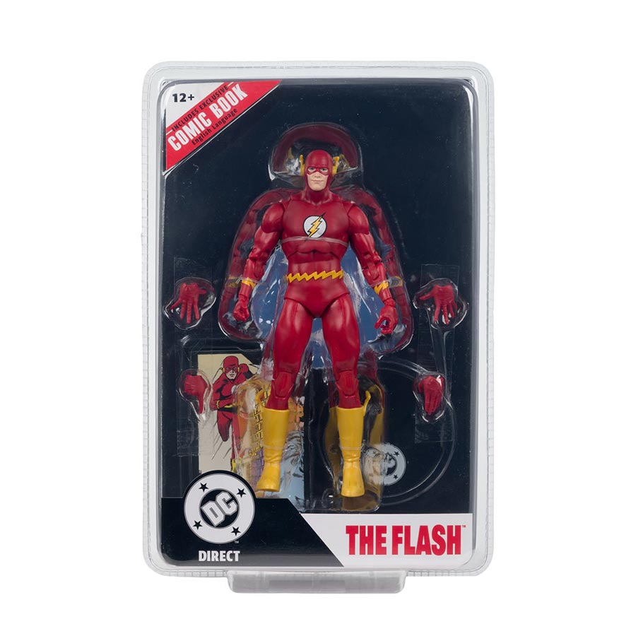DC Direct Page Punchers Wave 11 The Flash Barry Allen The Flash 7-Inch Scale Action Figure