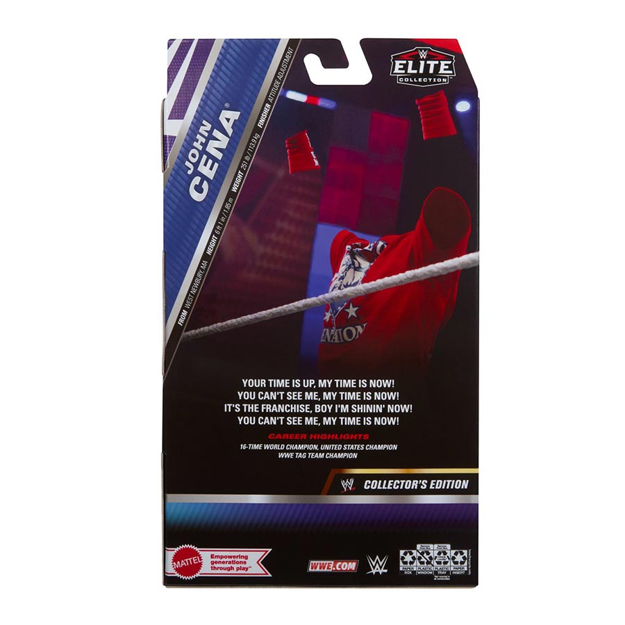 WWE Elite Collection Exclusive Transparent John Cena Collectors Edition 6-Inch Action Figure