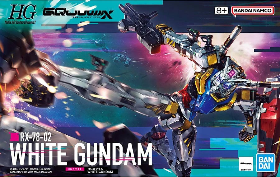 Gundam GquuuuuuX High Grade 1/144 Kit #12 RX-78-02 White Gundam