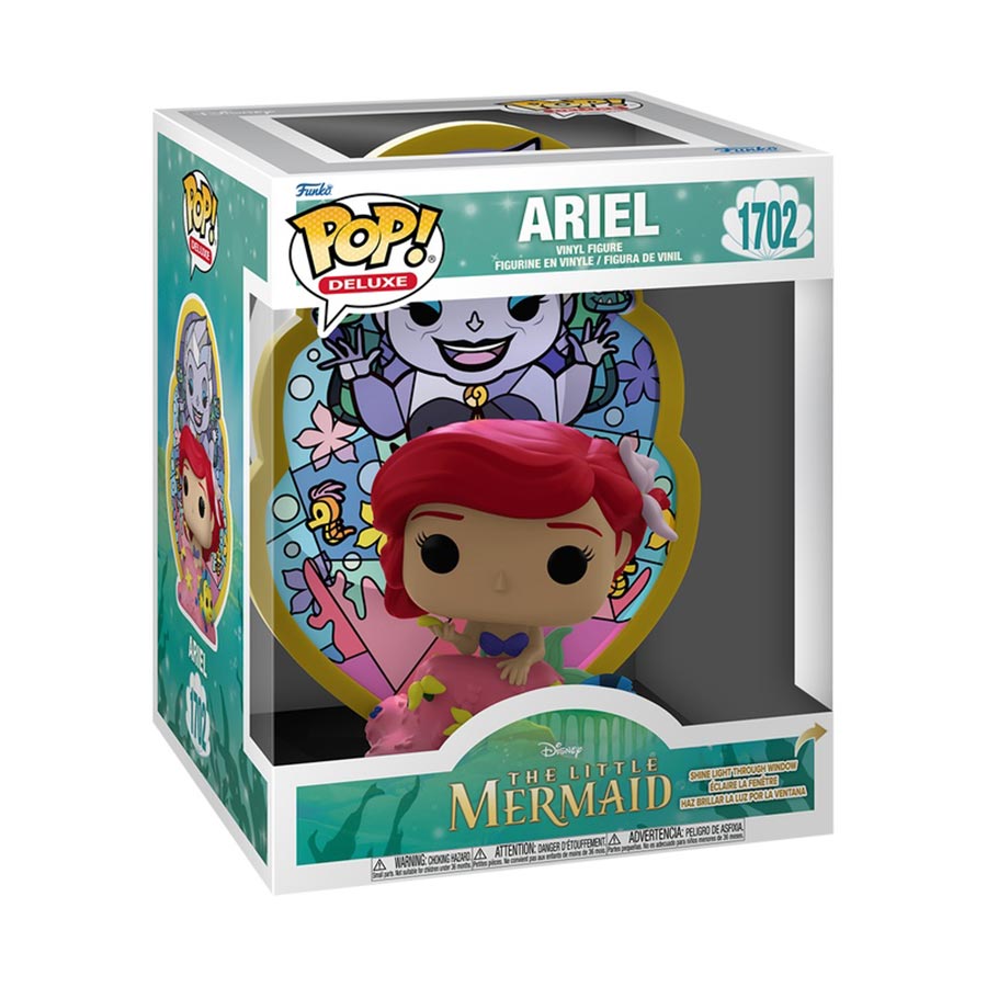POP Deluxe Little Mermaid Ariel Glass Vinyl Figure