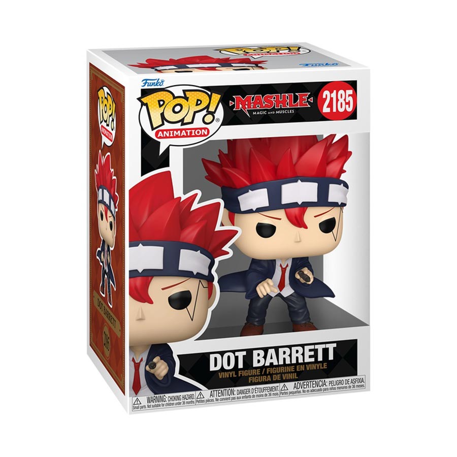 POP Animation Mashle Magic And Muscles Dot Barrett Vinyl Figure