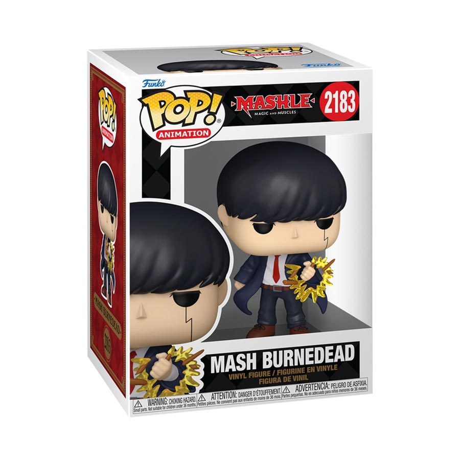 POP Animation Mashle Magic And Muscles Mash Burnedead Vinyl Figure