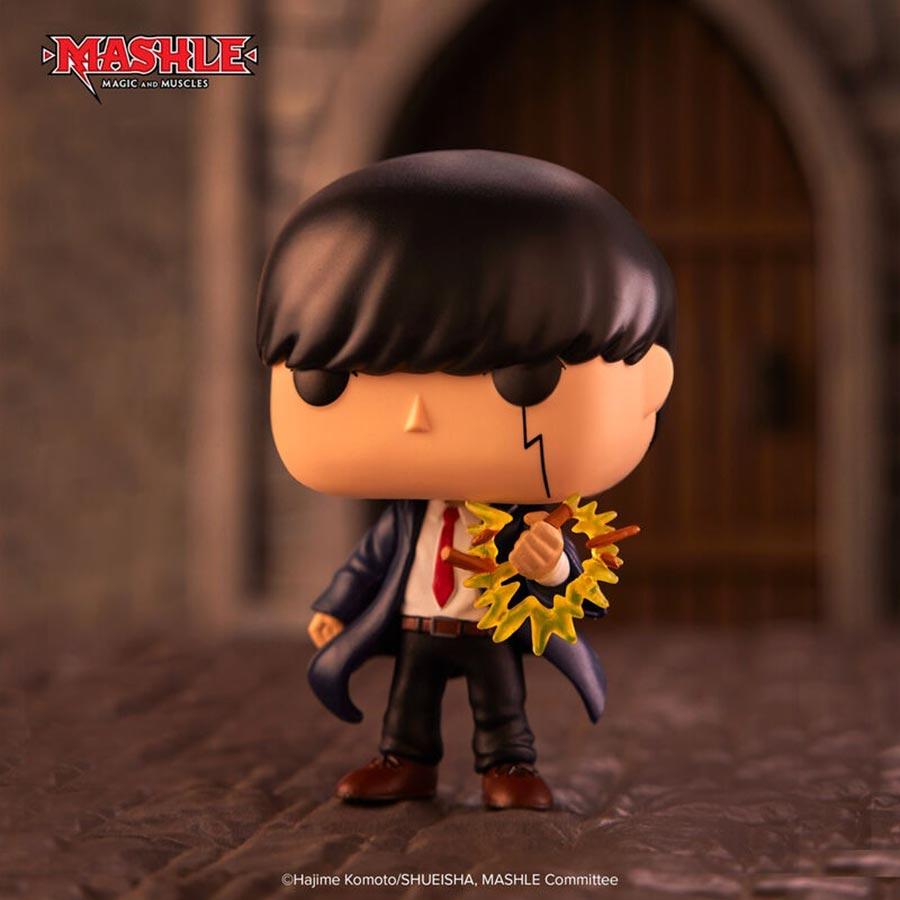 POP Animation Mashle Magic And Muscles Mash Burnedead Vinyl Figure