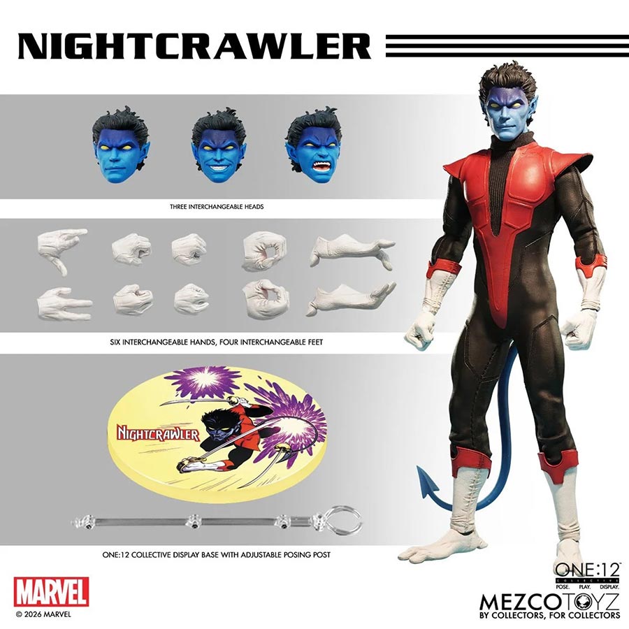 One-12 Collective Marvel Nightcrawler Action Figure