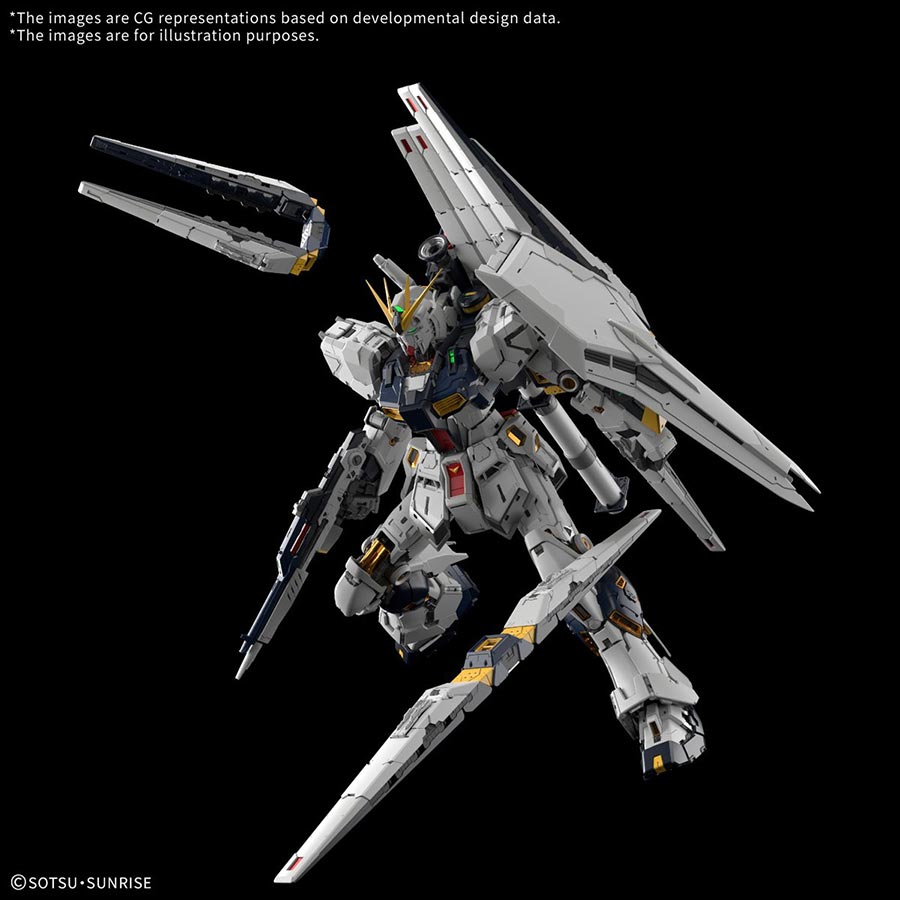 Gundam Perfect Grade Unleashed 1/60 Kit - RX-93 Nu Gundam Amura Rays Customize Mobile Suit For Newtype