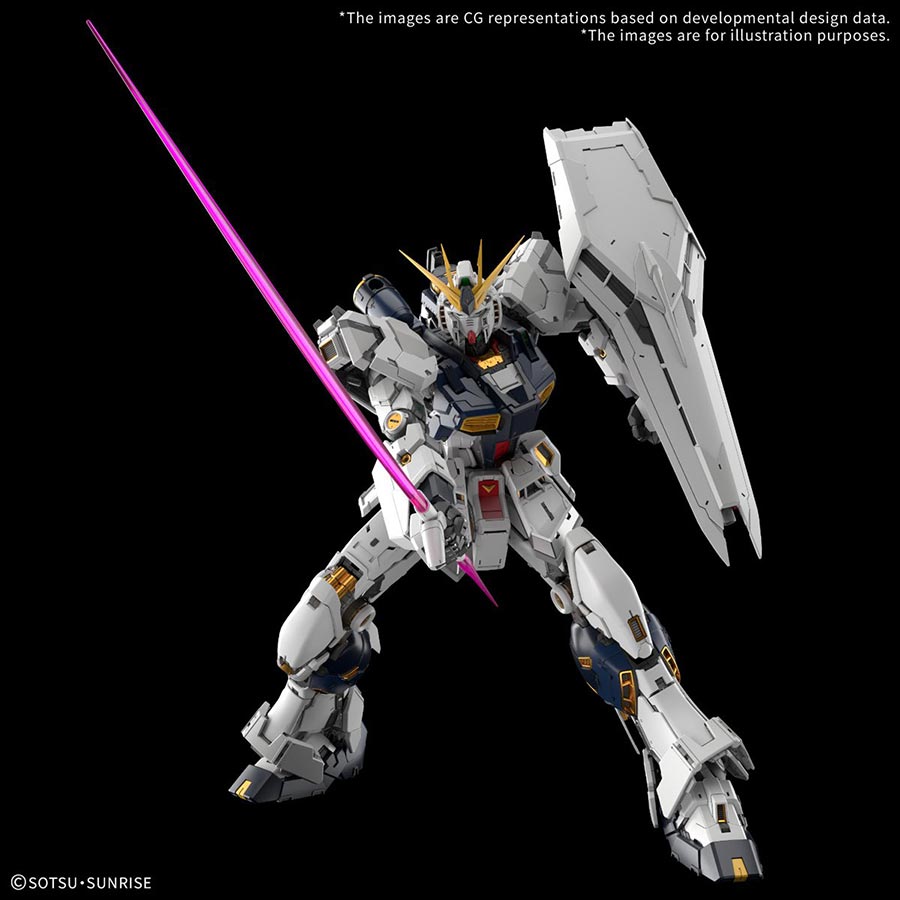 Gundam Perfect Grade Unleashed 1/60 Kit - RX-93 Nu Gundam Amura Rays Customize Mobile Suit For Newtype