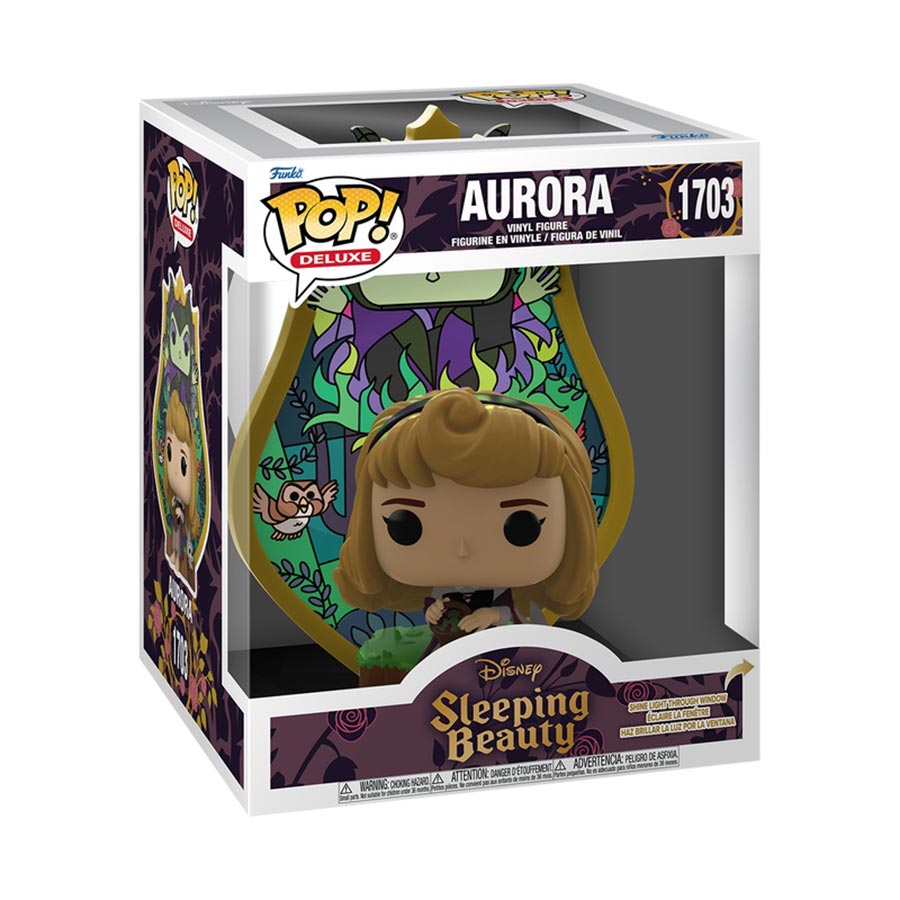 POP Deluxe Sleeping Beauty Aurora Glass Vinyl Figure