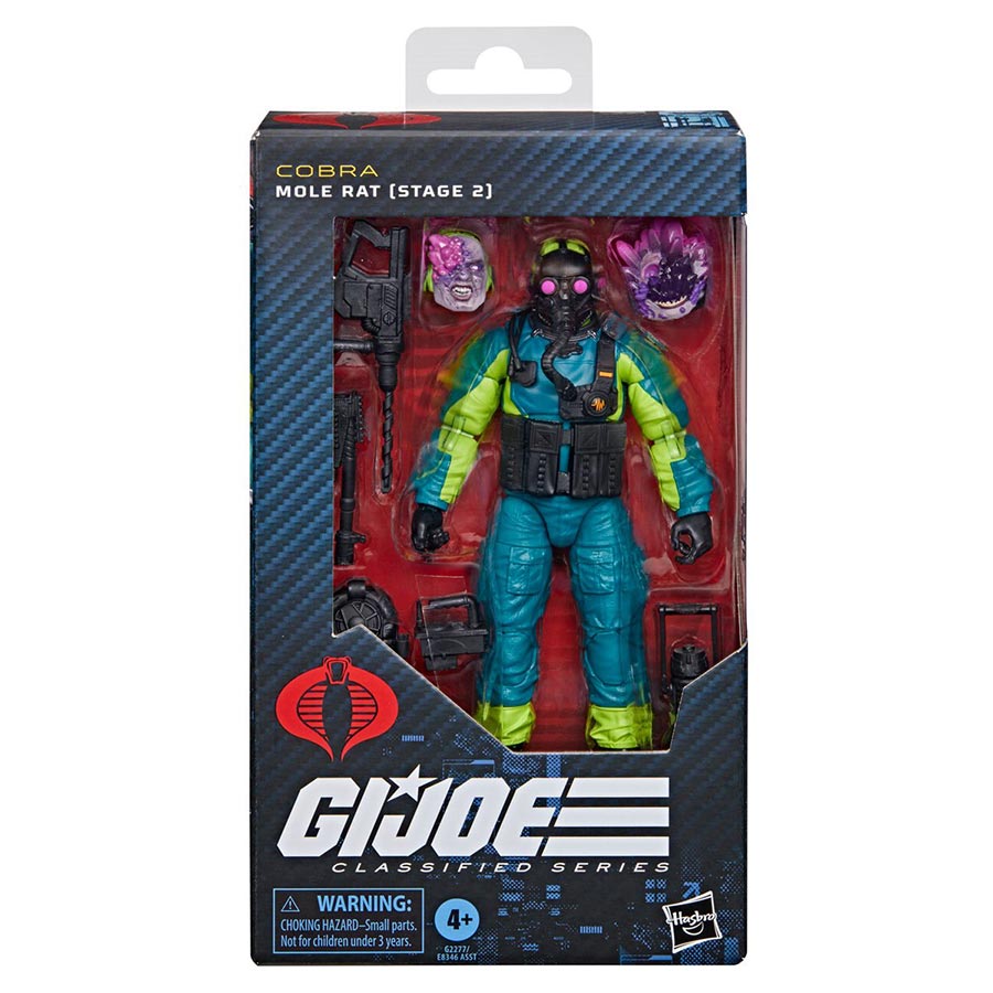 GI Joe Classified Series Mole Rat Stage 2 6-Inch Action Figure