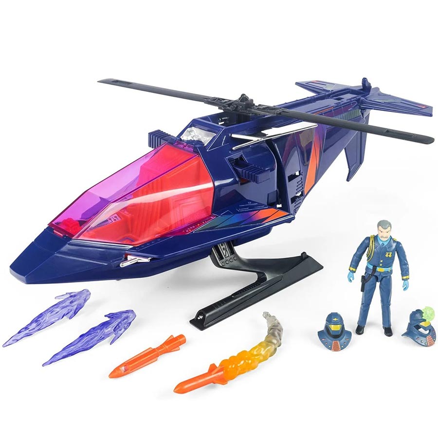 M.A.S.K. High Tech Helicopter Vehicle 2.75-Inch Action Figure