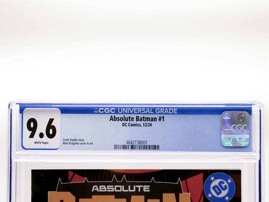 Absolute Batman #1 Cover Z-V Regular Nick Dragotta Cover CGC 9.6 (DC All In)