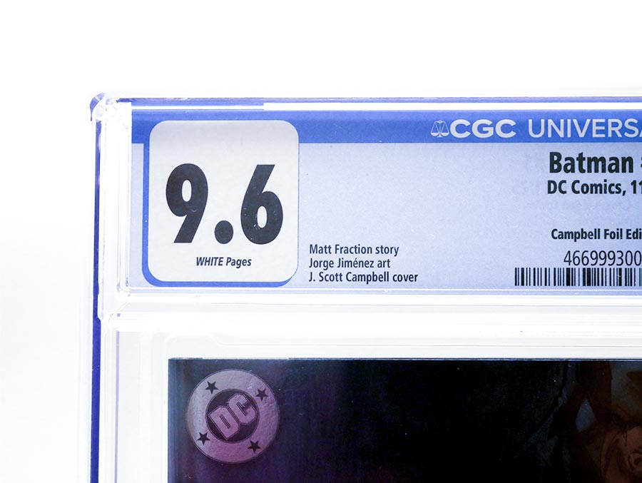 Absolute Batman #1 Cover Z-V Regular Nick Dragotta Cover CGC 9.6 (DC All In)